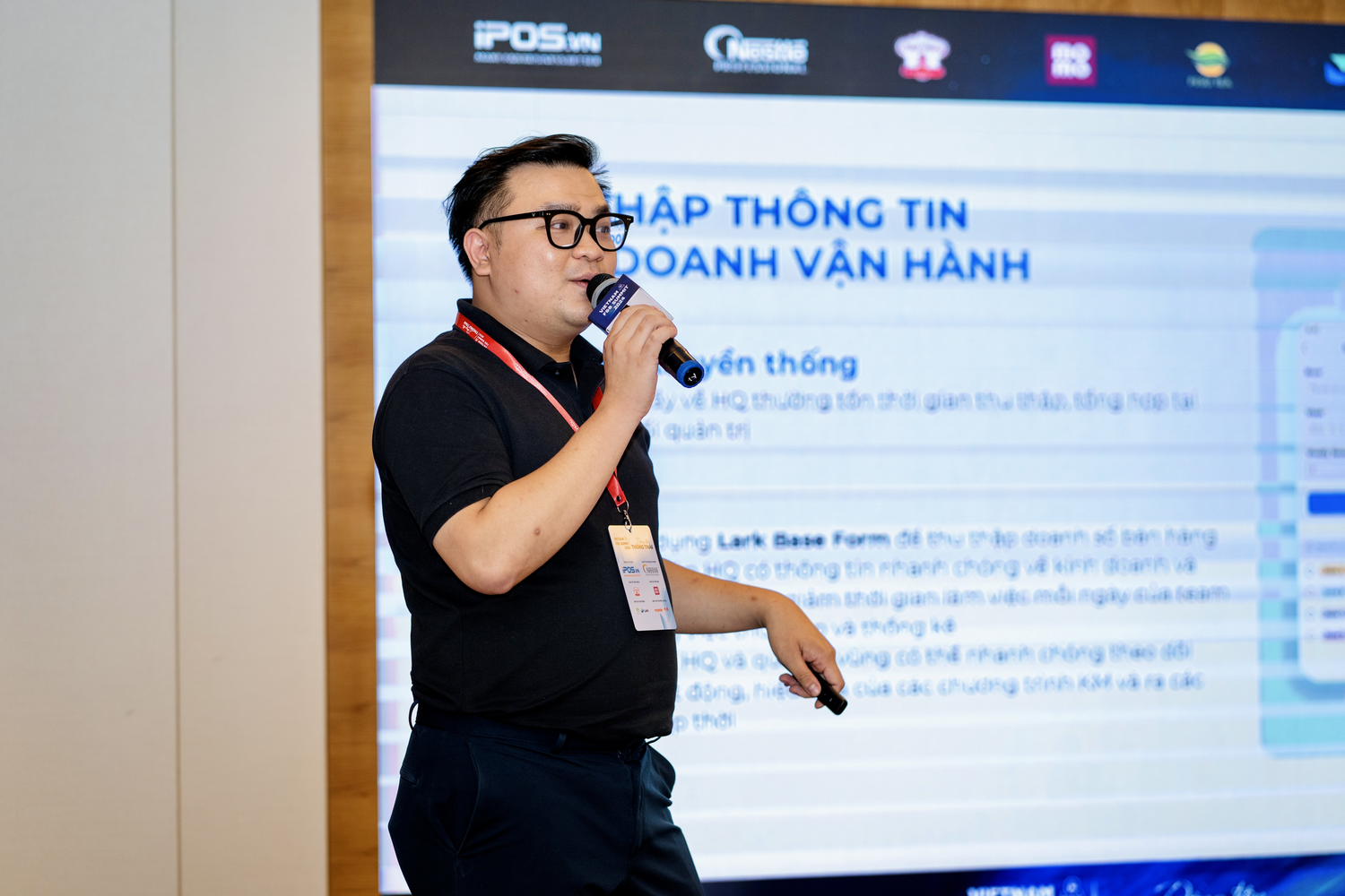 diễn giả Ngô Minh Quân tại sự kiện Vietnam F&B Summit 2024